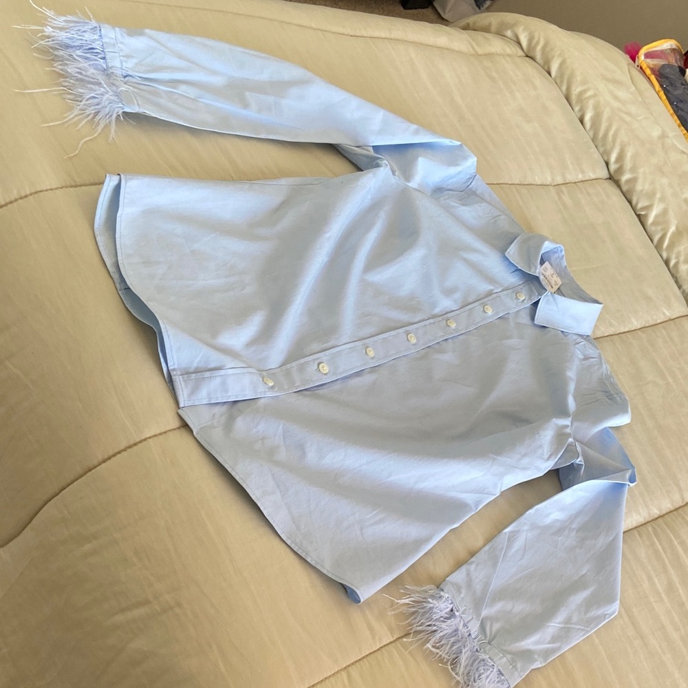 J. Crew Sky Blue Collared Shirt